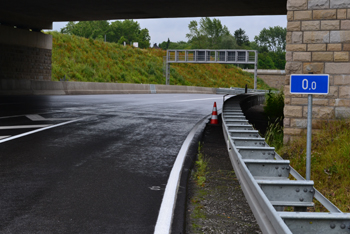 A448 A40 Autobahndreieck Bochum-West Verkehrsfreigabe Betriebskilometer 32