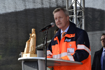 A44 Autobahnneubau Dr.Stephan Franz DEGES Autobahntunnel Sprengung Sontra Wichmannshausen 15