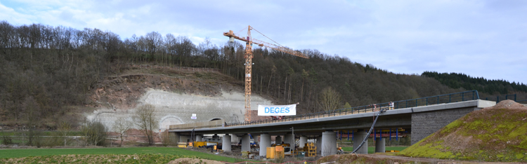 A44 Autobahnneubau Tunnelanstich Boyneburg Dorette Tunnel Sontra Wichmannshausen 42
