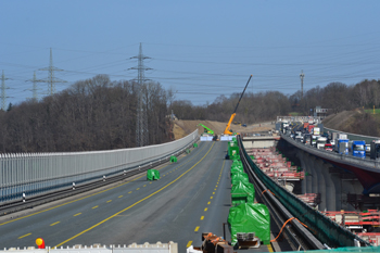 A45 Autobahn Großbrücke Lennetal Hagen Verschub Brückenneubau 00