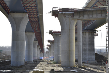 A45 Autobahn Großbrücke Lennetal Hagen Verschub Brückenneubau 36