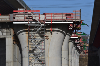 A45 Autobahn Großbrücke Lennetal Hagen Verschub Brückenneubau 44