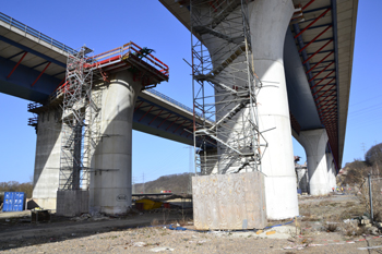 A45 Autobahn Hagen Lennetalbrücke Verschub Hydraulikaggregate 48