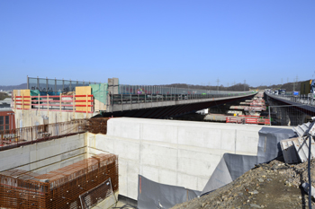 A45 Autobahn Hagen Lennetalbrücke Verschub Hydraulikaggregate 68