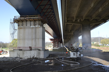 A45 Autobahn Sauerlandlinie Hagen Lennetalbrücke Abriß Rückbau 19