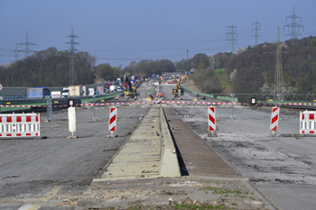 A45 Autobahn Sauerlandlinie Hagen Lennetalbrücke Abriß Rückbau 84