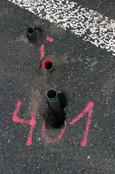 A45 Autobahn Vollsperrung Tagesbruch Bergbauschäden Bohrlöcher 20