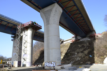 A45 Autobahnbrücke Lennetal Hagen Verschub Hydraulikaggregate 127