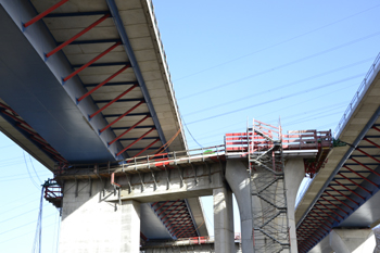 A45 Autobahnbrücke Lennetal Hagen Verschub Hydraulikaggregate 28