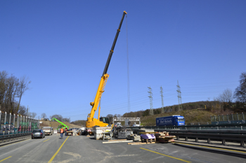 A45 Autobahnbrücke Lennetal Hagen Verschub Hydraulikaggregate 87