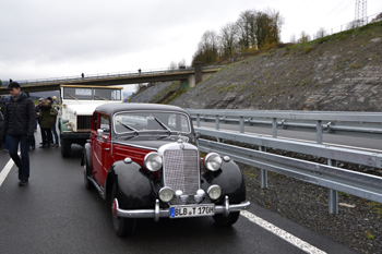 A46 Autobahn Verkehrsfreigabe Einweihung Bestwig Olsberg Nuttlar Mercedes Benz 170 47