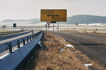 A49 Autobahnende Neuental 3