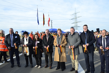 A4 A44 A544 fünfarmig Autobahnkreuz Aachen Banddurchschnitt Verkehrsfreigabe Transitverkehr 55