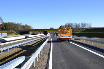 A4 A44 A544 fünfarmig Autobahnkreuz Aachen Banddurchschnitt Verkehrsfreigabe Transitverkehr 56