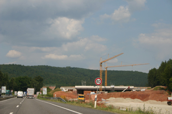 A4 Autobahnausbau Trassenverlegung Friedewald Aulatal - Eisenach 90