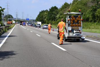 A4 Autobahnbrücke Köln Frankfurter Straße B8 Autobahnkreuz Gremberg Autobahndreieck Heumar 87