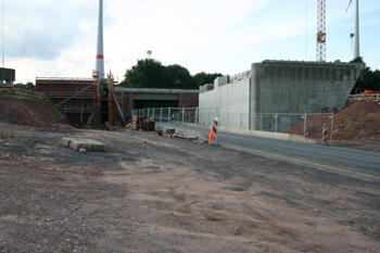 A4 Bundesautobahn Trassenverlegung Friedewald Autobahnauanschlußstelle 12