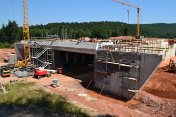 A4 Bundesautobahn Trassenverlegung Friedewald Grünbrücke 66