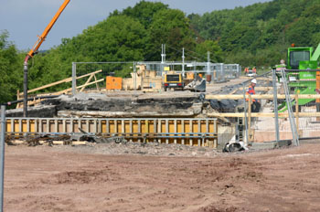 A4 Karolinentalbrücke Bauarbeiten 08