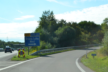 A4 Ostautobahn Wien Budapest Preburg Bratislava Nickelsdorf Bruck an der Leitha 32