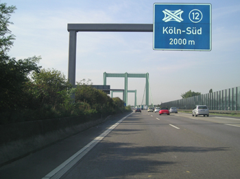 A4 plus Ausbau im Kölner Süden Rheinbrücke Köln Rodenkirchen Autobahnbrücke Verbreiterung 08