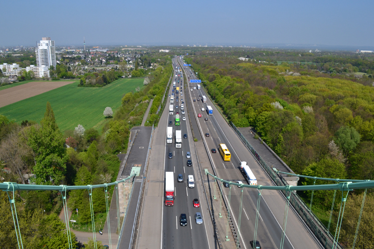 A4 plus Ausbau im Kölner Süden Rheinbrücke Köln Rodenkirchen Autobahnbrücke Verbreiterung 46