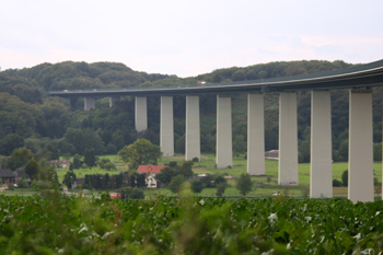 A52 Autobahn Ruhrtalbrücke Mülheim Ruhr Mintard Essen 04