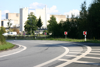 A540 Autobahnende Jüchen Grevenbroich-Süd Rommerskirchen B59n Anschluß Kreisverkehr 23