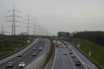 A57 A52 Autobahnkreuz Kaarst Freigabe 93