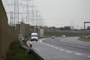 A57 Autobahn Freigabe nach sechsstreifigem Ausbau 61