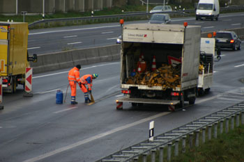 A57 Autobahn Freigabe nach sechsstreifigem Ausbau 87