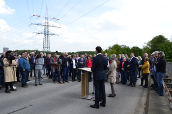 A57 Autobahnausbau sechsstreifig Krefeld Oppum Meerbusch Strümp Ossum Bösinghoven Spatenstich 64