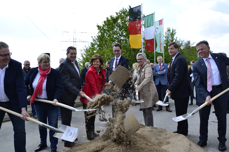 A57 Autobahnausbau sechsstreifig Krefeld Oppum Meerbusch Strümp Ossum Bösinghoven Spatenstich 86