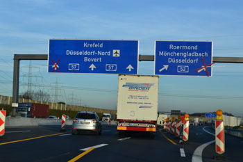 A57 Autobahnkreuz Kaarst A 52 Fertigstellung 05