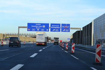 A57 Autobahnkreuz Kaarst A 52 Fertigstellung 07