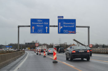 A57 Autobahnkreuz Kaarst A 52 Fertigstellung 92