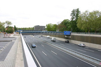 A59 Autobahn Duisburg Hauptbahnhof Verkehrsfreigabe 4