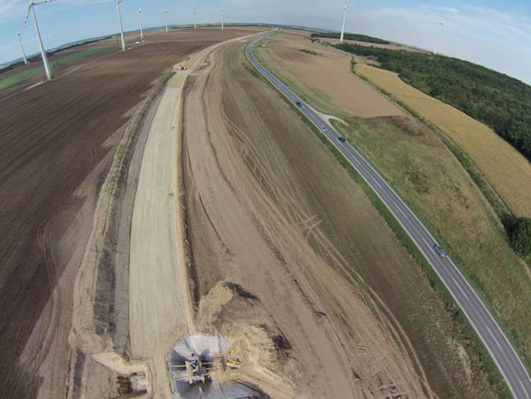 A5 Nordautobahn sterreich Umfahrung Drasenhofen 