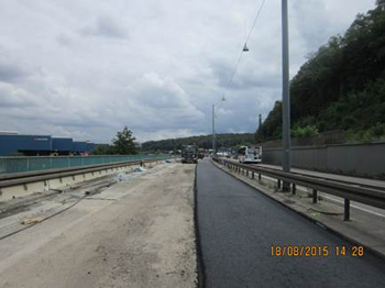 A620 Stadtautobahn Saarbrücken Vollsperrung Saarautobahn 08