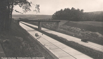 A6 Kaiserslautern Cäsarpark Reichsautobahn Autobahngeschichte sw