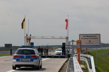 A71 Autobahn Verkehrsfreigabe Heldrungen Südharz A 38 0