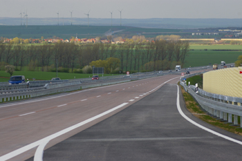 A71 Autobahn Verkehrsfreigabe Heldrungen Südharz A 38  5