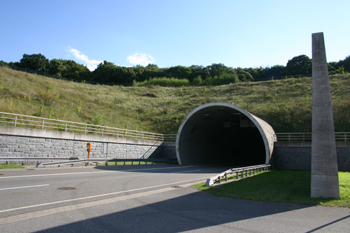 A71 Autobahntunnel Schmücke Tunnelportal 55
