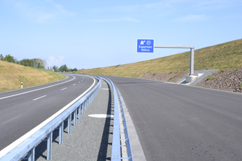 A72 neue fertige Autobahn Rötha Borna Espenhain Colditz Bad Lausick B95 711