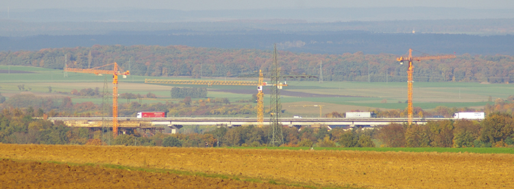 A7 Autobahn Talbrücke Bräubach Ochsenfurt Marktbreit 47