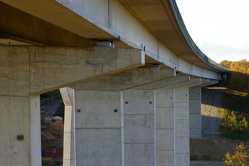 A7 Autobahn Talbrücke Bräubach Ochsenfurt Marktbreit 85