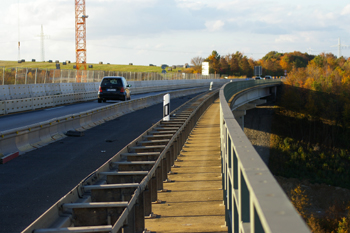 A7 Autobahn Talbrücke Bräubach Ochsenfurt Marktbreit 86