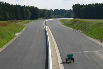 A94 Autobahn Asphaltdecke Trasse Dorfen  27