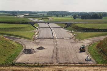 A94 Autobahn Ausbauende Pastetten 2