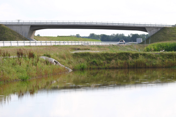 A94 Autobahnbrücke Regenrückhaltebecken Trasse Dorfen 10